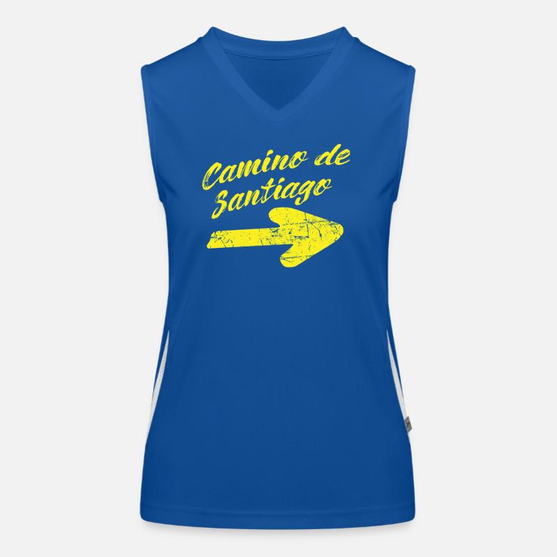 Chemin de Saint-Jacques-de-Compostelle Débardeur respirant contrasté Femme