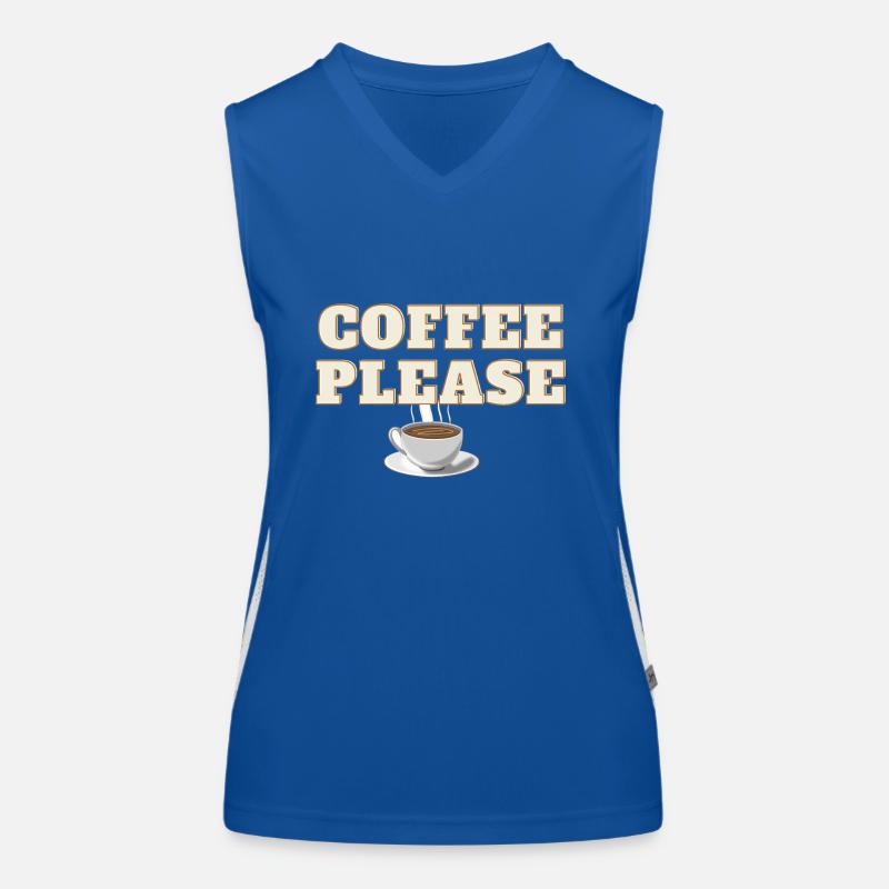 Café s’il vous plaît Débardeur respirant contrasté Femme