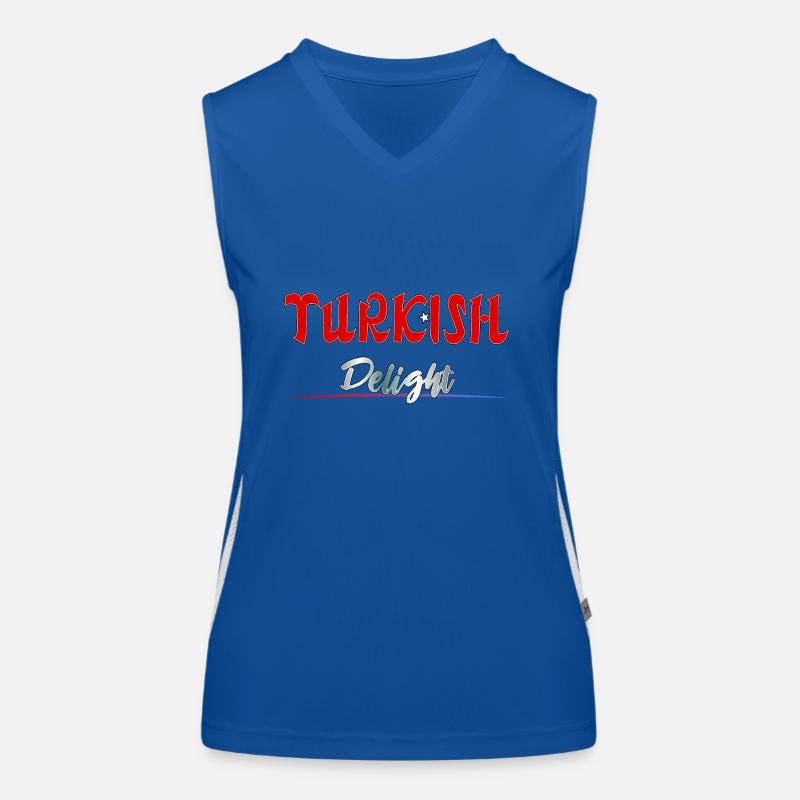 Turkish Delight Funktionelles Kontrast-Tank Top für Frauen