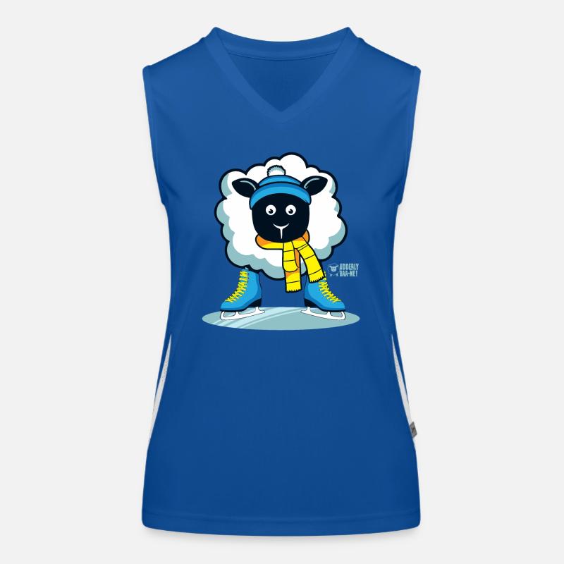 Ewe like Skating? Women's Functional Contrast Tank Top