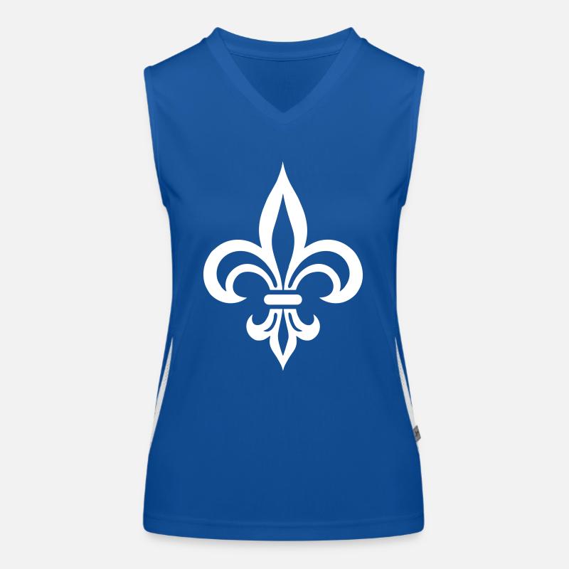 Fleur de Lis Grace Women's Functional Contrast Tank Top