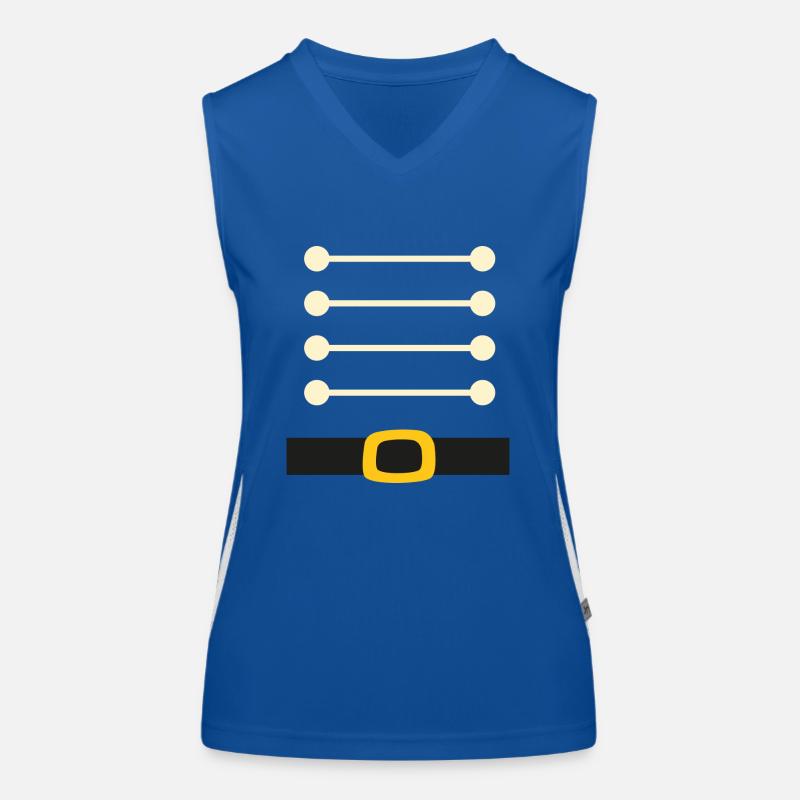 Nutcracker, Illustration,Christmas,St. Nicholas Women's Functional Contrast Tank Top