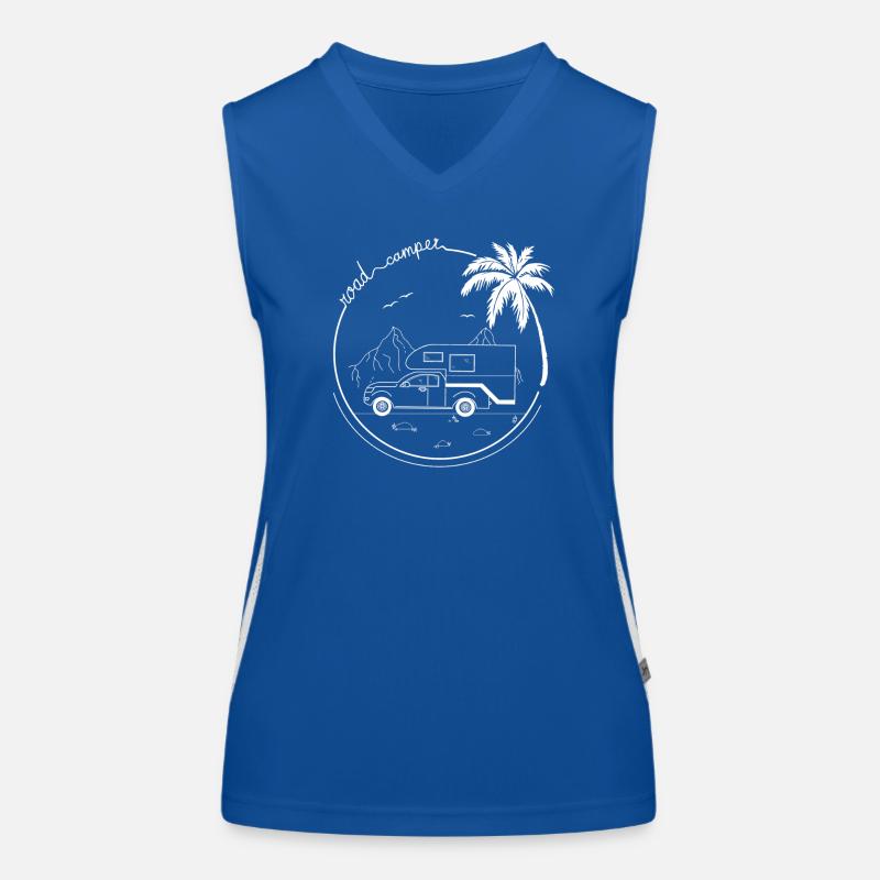 Road Camper Funktionelles Kontrast-Tank Top für Frauen