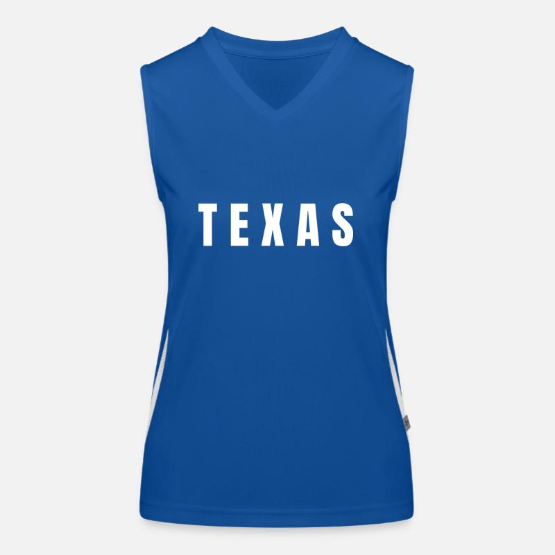 T E X A S, ÉTATS-UNIS Texas City Débardeur respirant contrasté Femme