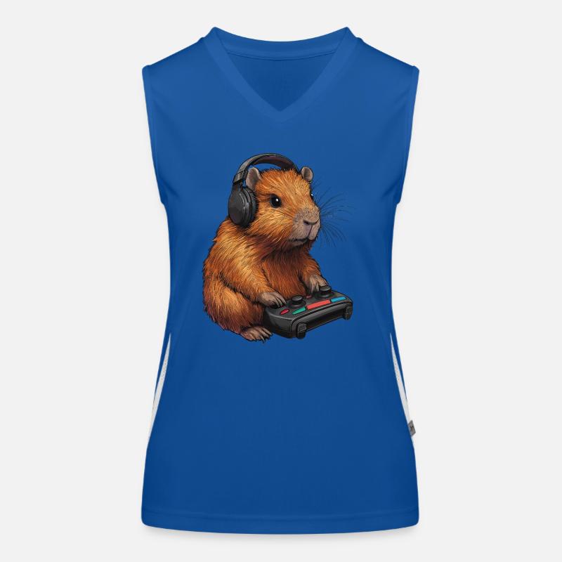 Jeux Capybara Débardeur respirant contrasté Femme