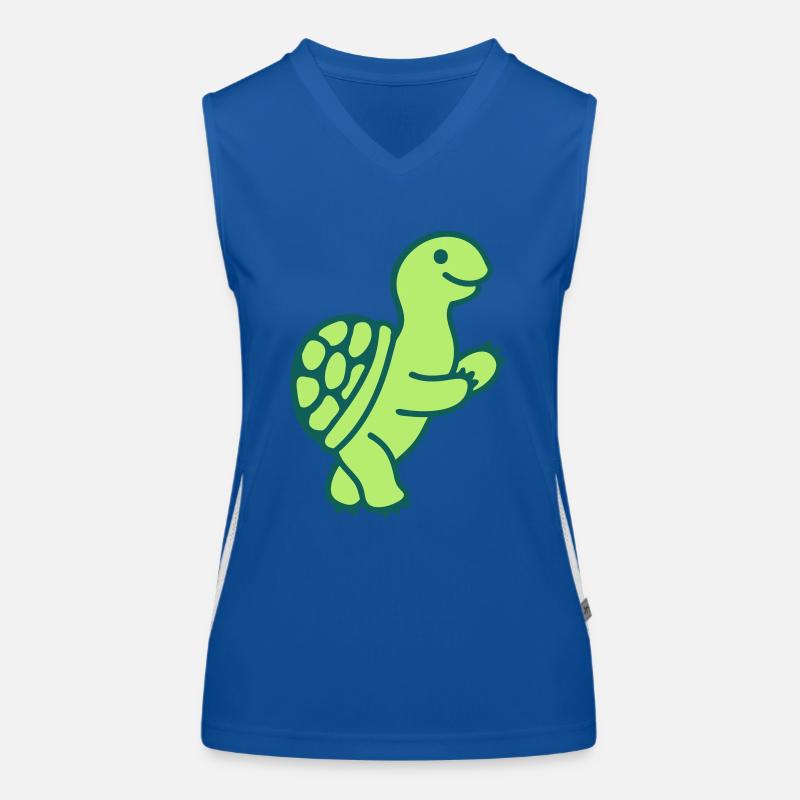 Tortue 2 Débardeur respirant contrasté Femme