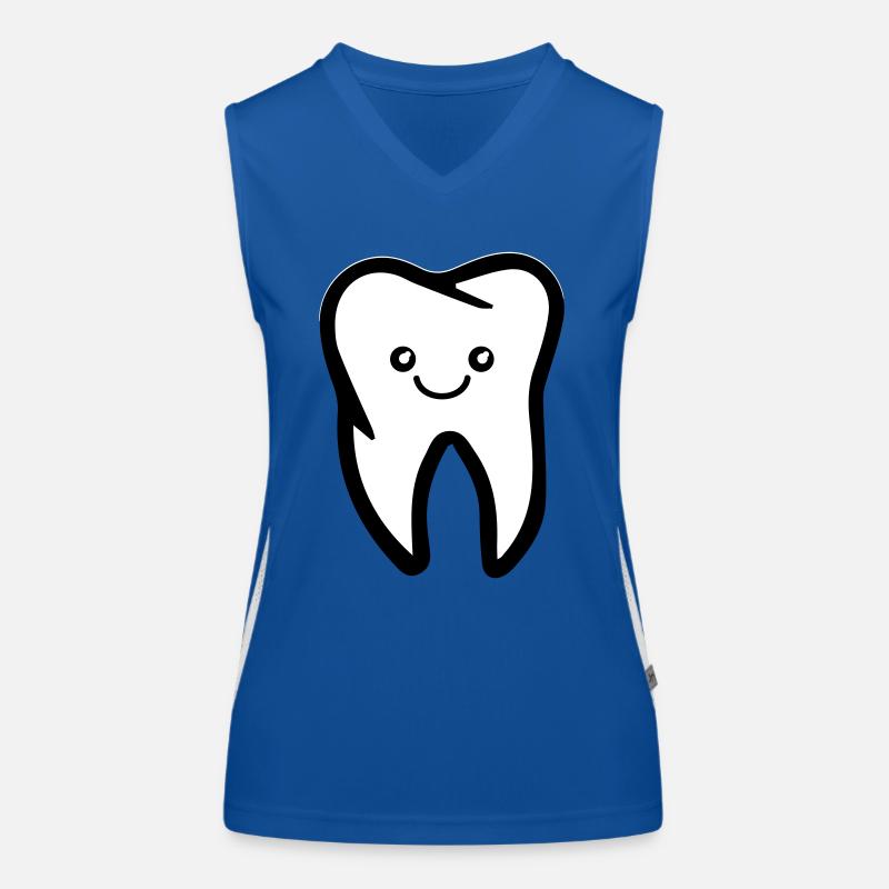 sourire des dents Débardeur respirant contrasté Femme