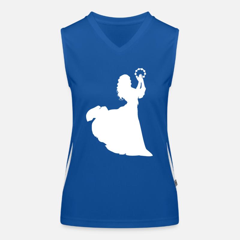 Dancing Dance Music Funktionelles Kontrast-Tank Top für Frauen