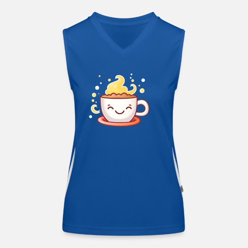 Tasse à café Débardeur respirant contrasté Femme
