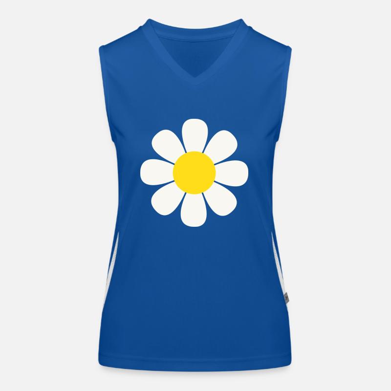 Gänseblümchen Blume Fleur de marguerite Débardeur respirant contrasté Femme