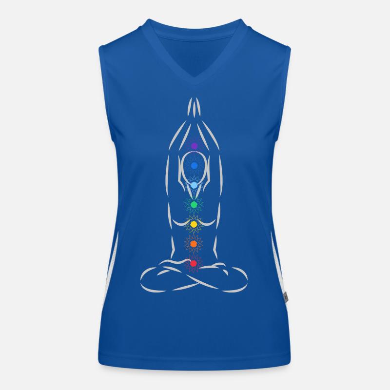 Les 7 chakras Débardeur respirant contrasté Femme