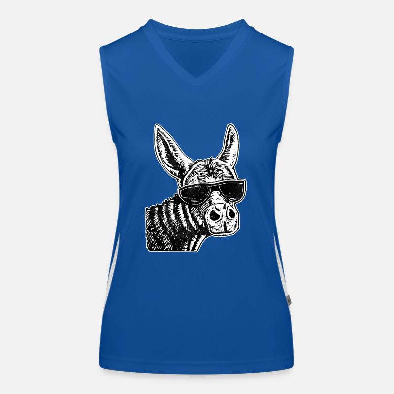 Âne Débardeur respirant contrasté Femme