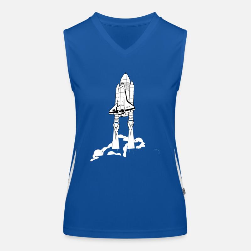 Rakete Funktionelles Kontrast-Tank Top für Frauen