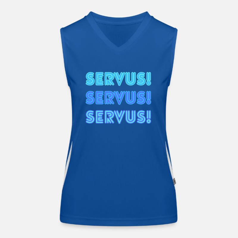 Servus Servus Servus Funktionelles Kontrast-Tank Top für Frauen