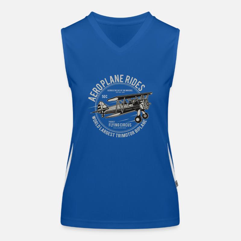 Aeroplane Rides Women's Functional Contrast Tank Top