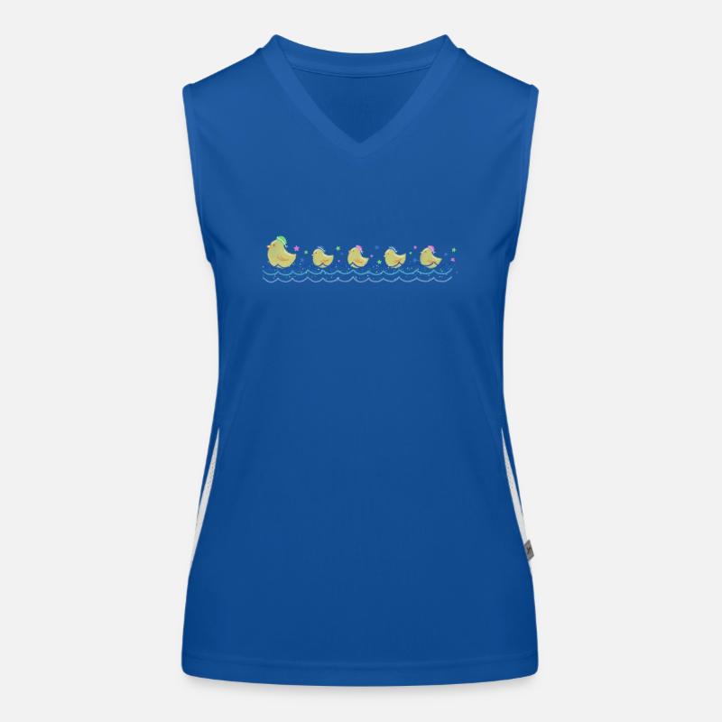Alles in einer Reihe Funktionelles Kontrast-Tank Top für Frauen