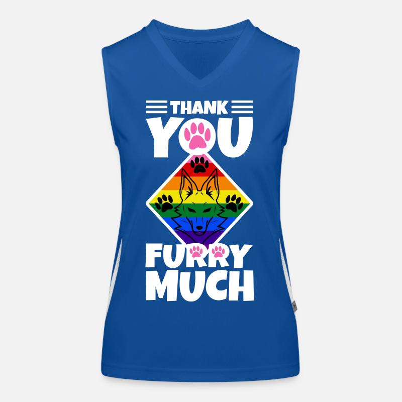 Merci beaucoup furry Débardeur respirant contrasté Femme