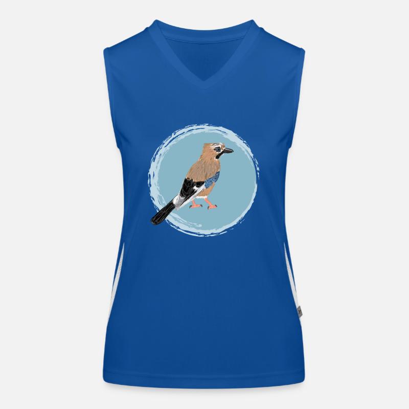 Eichelhäher / Eurasian Jay II Funktionelles Kontrast-Tank Top für Frauen