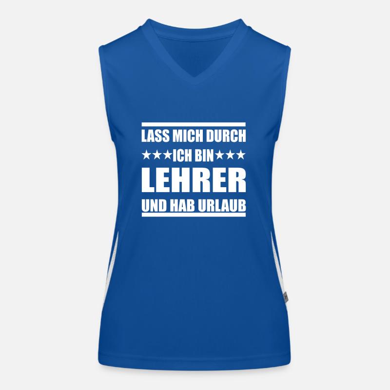 Lehrer Funktionelles Kontrast-Tank Top für Frauen