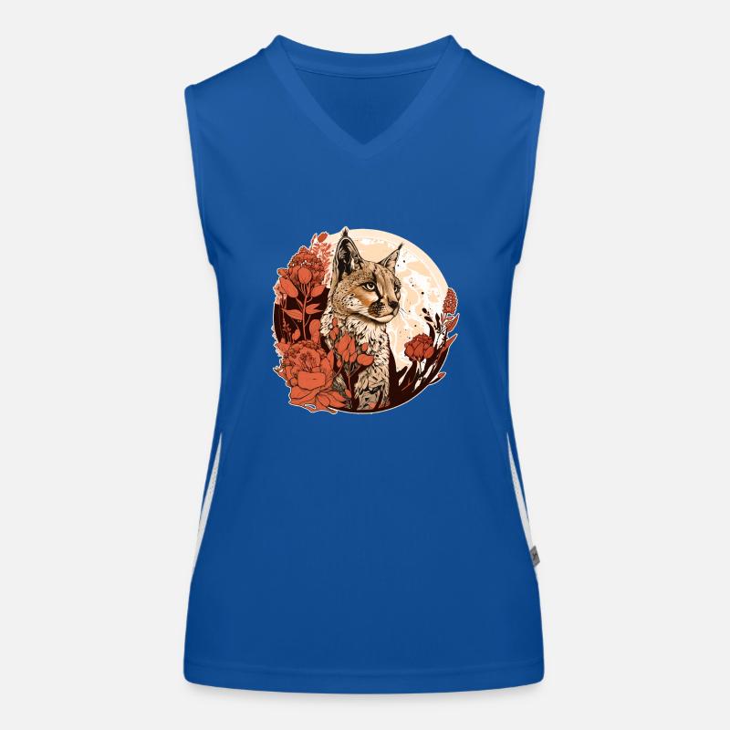 Luchs Funktionelles Kontrast-Tank Top für Frauen