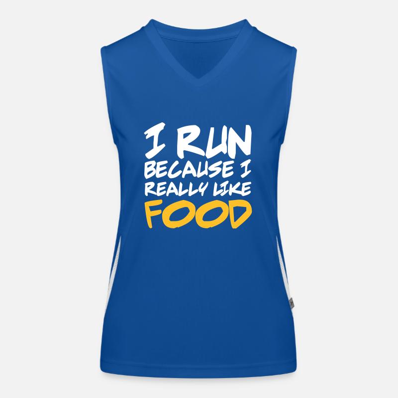 Run Funktionelles Kontrast-Tank Top für Frauen