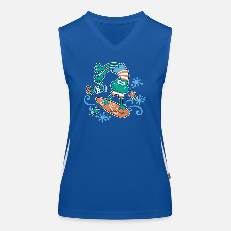 Splash - Surferglück Funktionelles Kontrast-Tank Top für Frauen