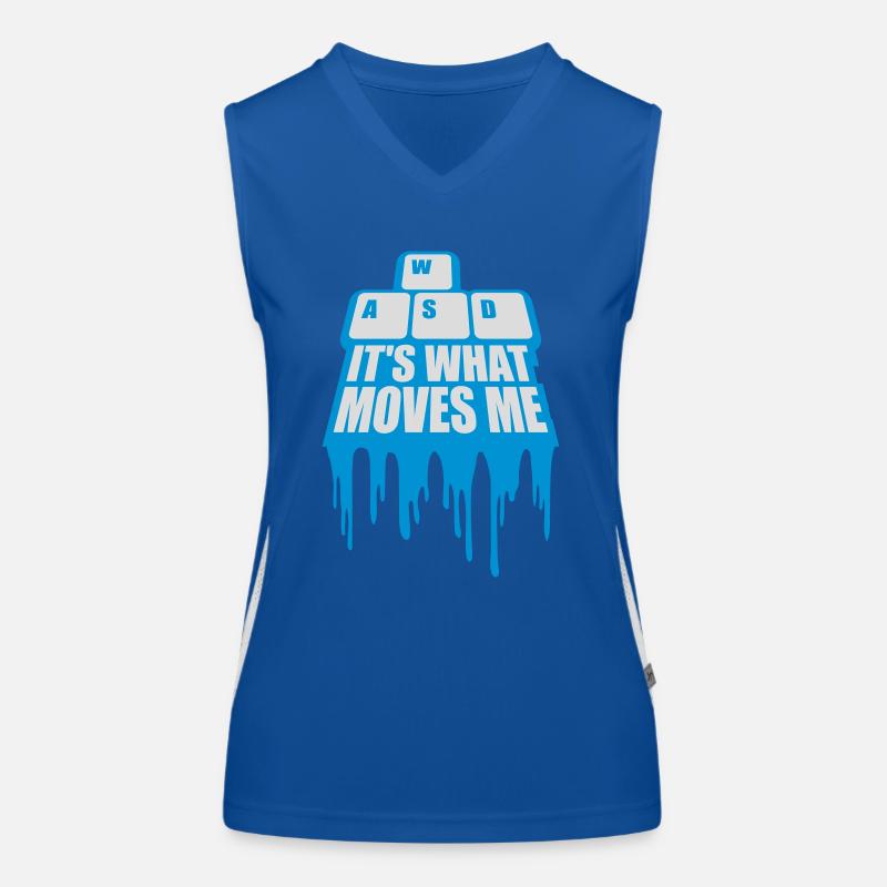 its what moves me Funktionelles Kontrast-Tank Top für Frauen