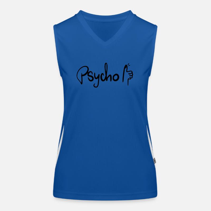 Psycho, Daumen nach oben Funktionelles Kontrast-Tank Top für Frauen