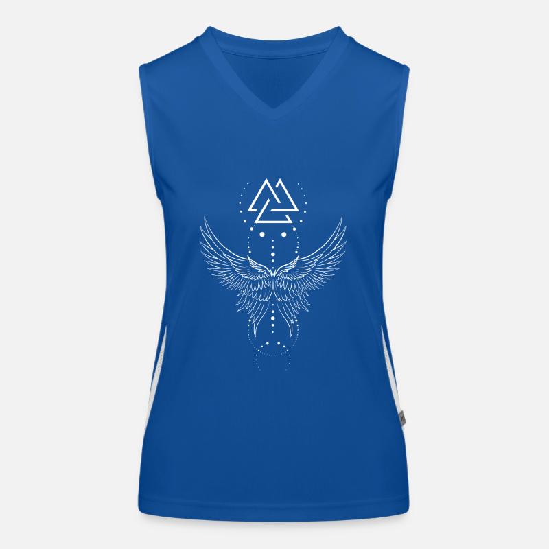Ailes Valkyrie Valknut Débardeur respirant contrasté Femme
