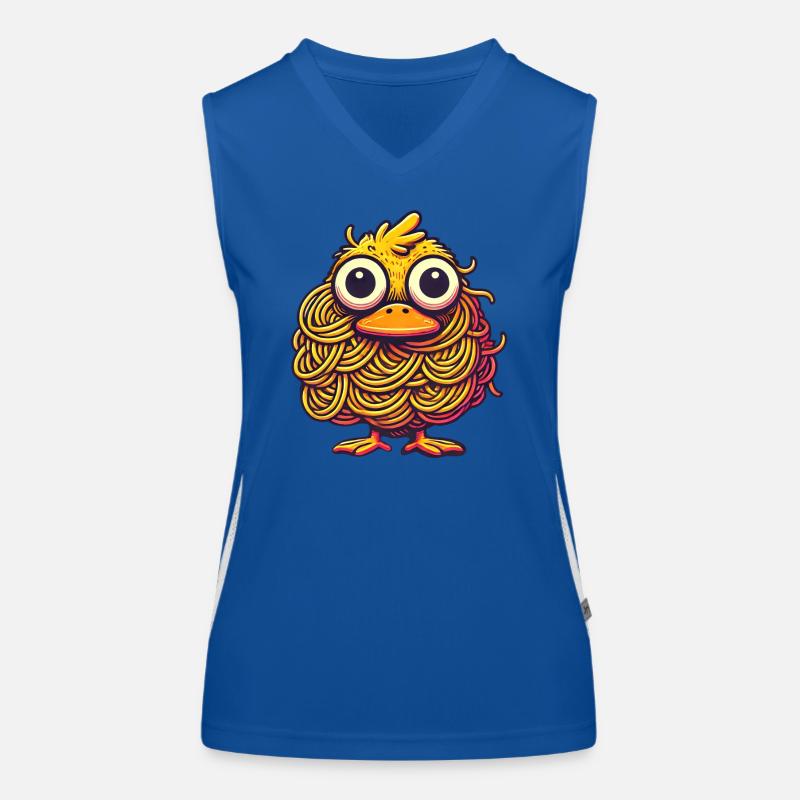 Cute Halloween Duck Spaghetti Monster Cartoon Women's Functional Contrast Tank Top