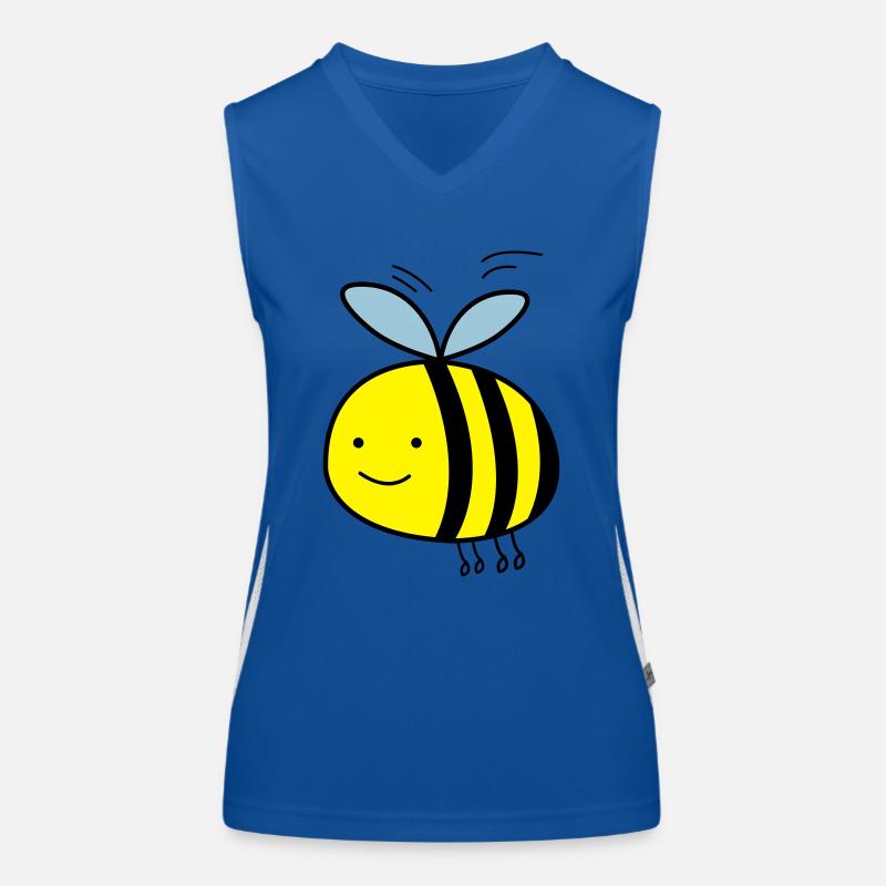 comic_biene_002 Funktionelles Kontrast-Tank Top für Frauen