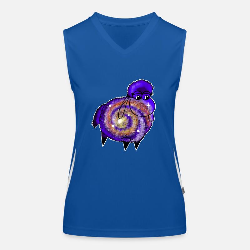 Wolly Sheepling Galaxy Gaming Women's Functional Contrast Tank Top