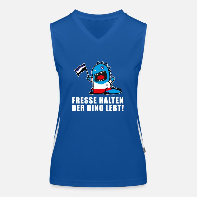 Dino Funktionelles Kontrast-Tank Top für Frauen
