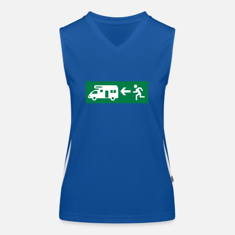 Wohnmobil Funktionelles Kontrast-Tank Top für Frauen