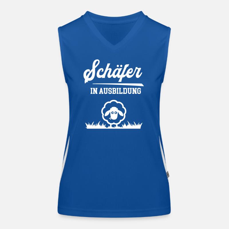Schäfer in Ausbildung Schäferausbildung Lehre Funktionelles Kontrast-Tank Top für Frauen