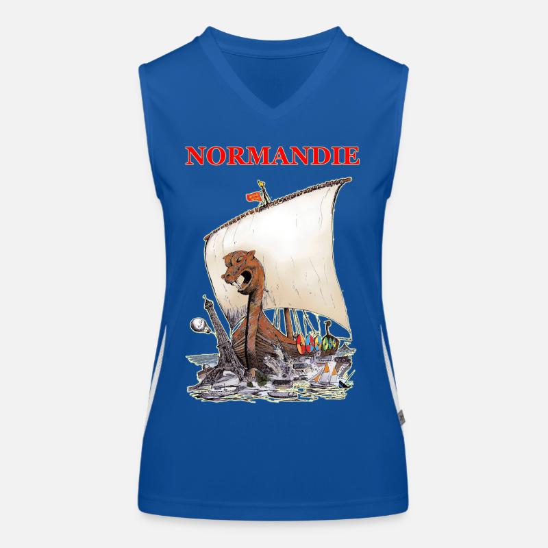 NORMANDY creation Louis RUNEMBERG © Adagp Women's Functional Contrast Tank Top