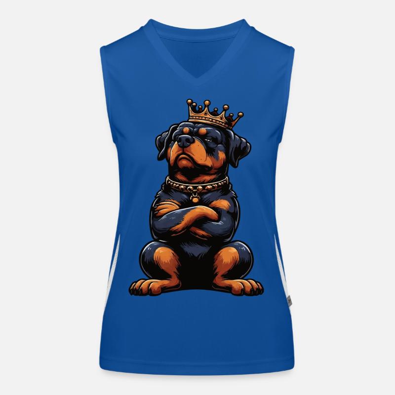 Rottweiler Propriétaire de Rottweiler Lovers Débardeur respirant contrasté Femme