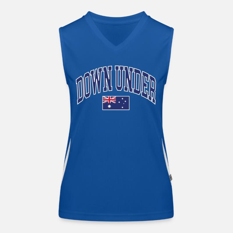 Down Under Funktionelles Kontrast-Tank Top für Frauen