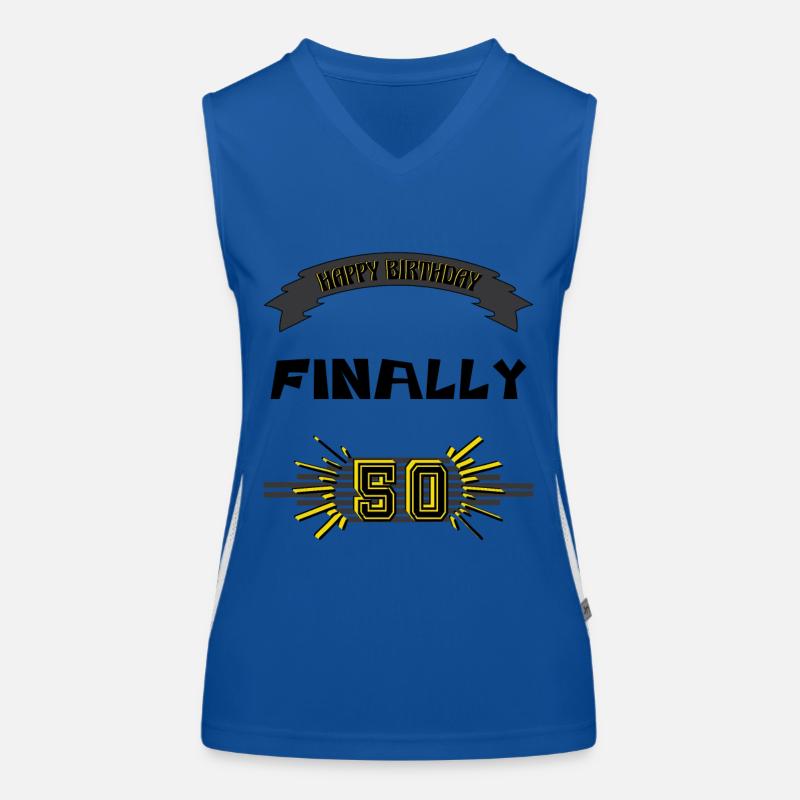 Joyeux anniversaire, cadeau, Débardeur respirant contrasté Femme