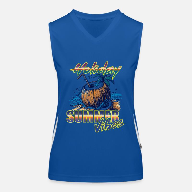 Shirt Vacances Débardeur respirant contrasté Femme