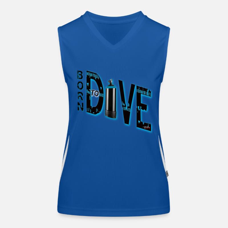 Né à Dive Débardeur respirant contrasté Femme