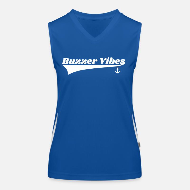 Buzzer-Vibes Grafik Funktionelles Kontrast-Tank Top für Frauen