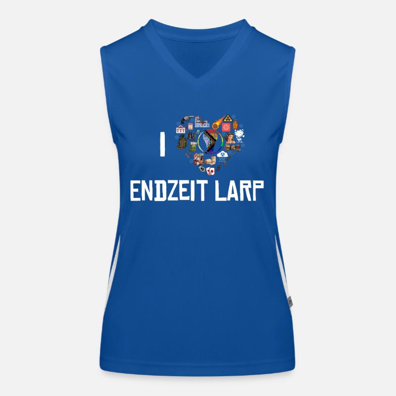 I Love Endzeiten LARP Funktionelles Kontrast-Tank Top für Frauen