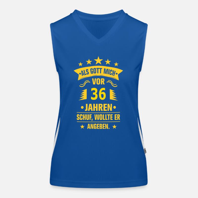 36 Funktionelles Kontrast-Tank Top für Frauen