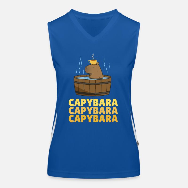 Capybara Capybara Capybara Funktionelles Kontrast-Tank Top für Frauen
