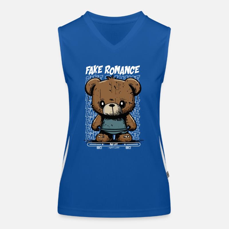 Falsche Liebe Funktionelles Kontrast-Tank Top für Frauen