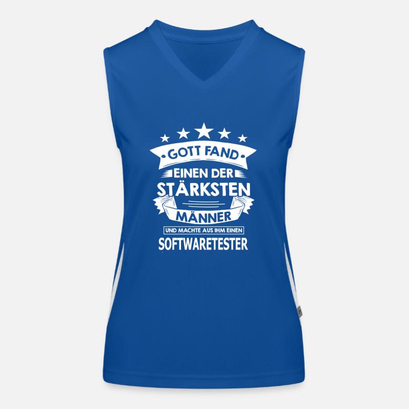 softwaretester Funktionelles Kontrast-Tank Top für Frauen