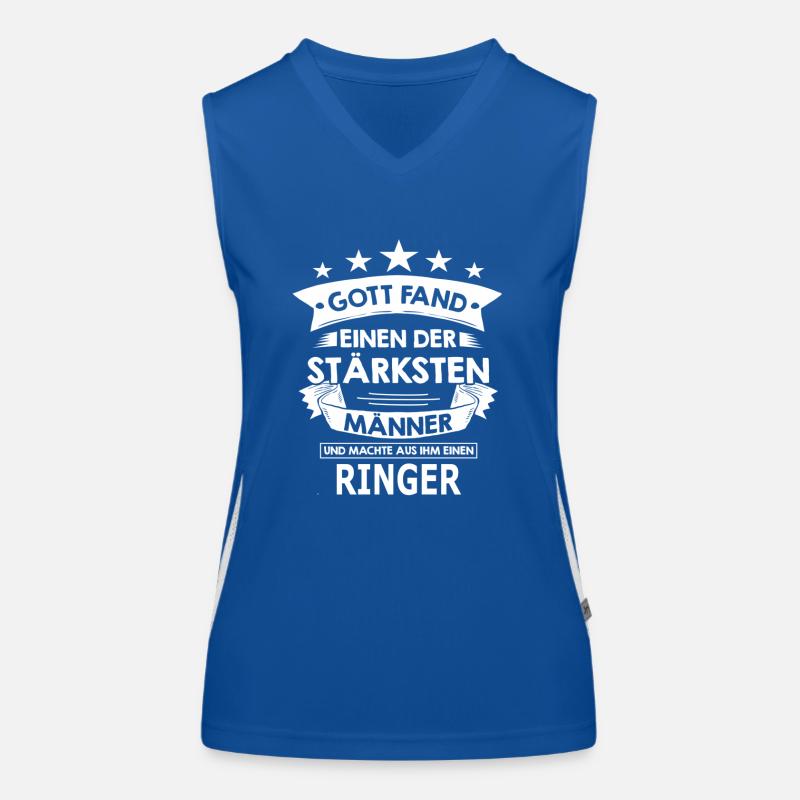 ringer Funktionelles Kontrast-Tank Top für Frauen