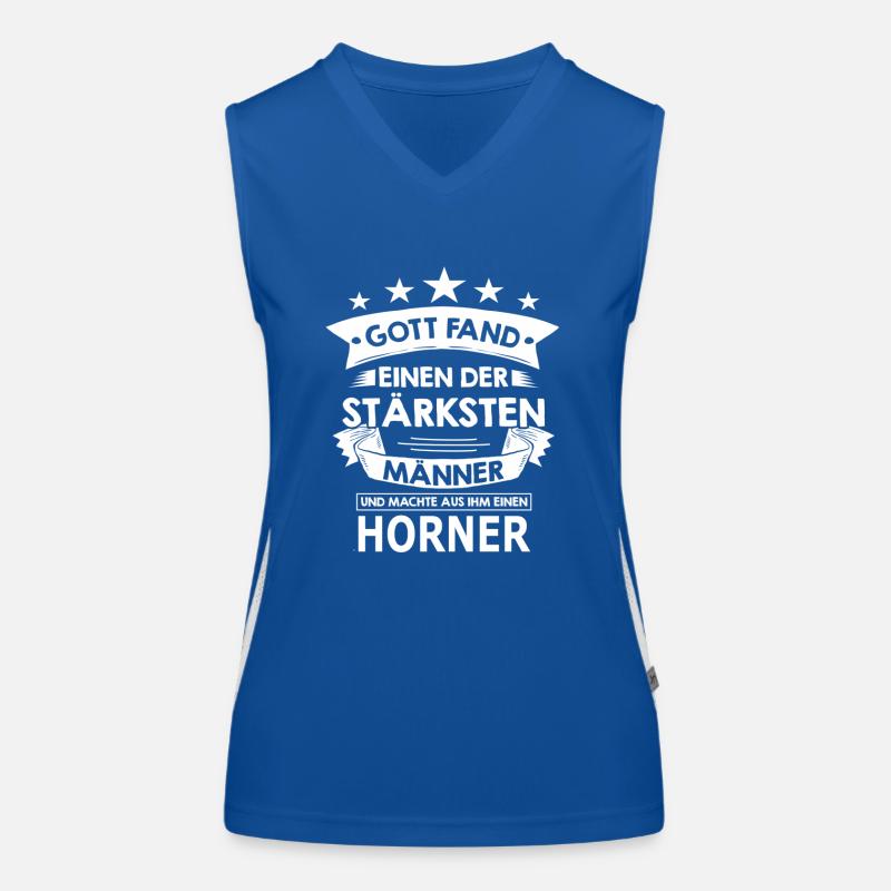 horner Funktionelles Kontrast-Tank Top für Frauen