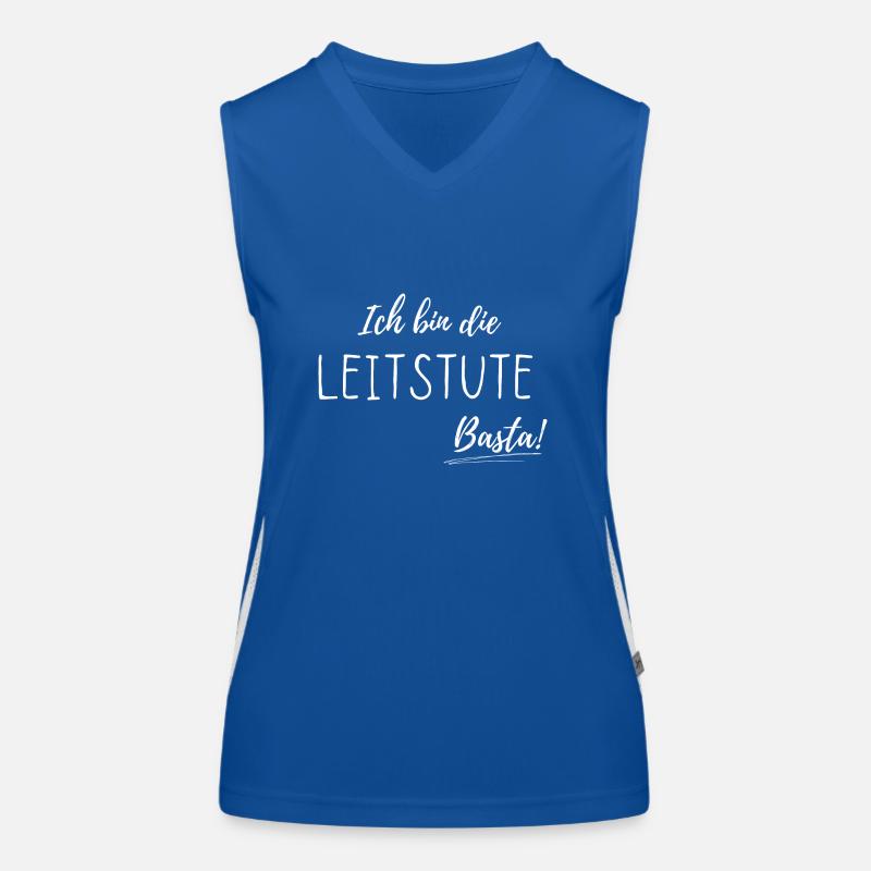 Ich bin die Leitstute Funktionelles Kontrast-Tank Top für Frauen